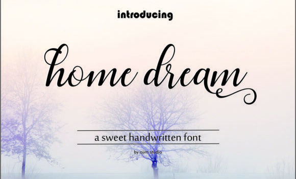 Home Dream Script Font - Featured Image