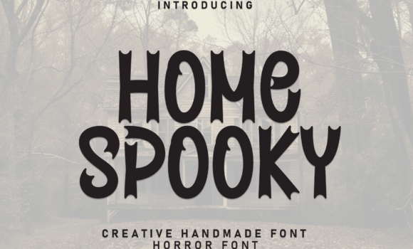 Home Spooky Font - Featured Image