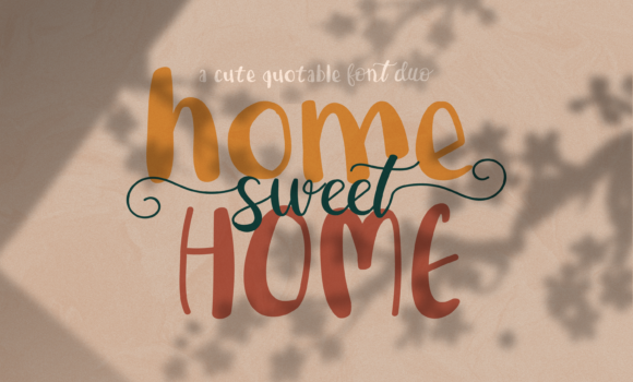 Home Sweet Home Duo Font - Featured Image
