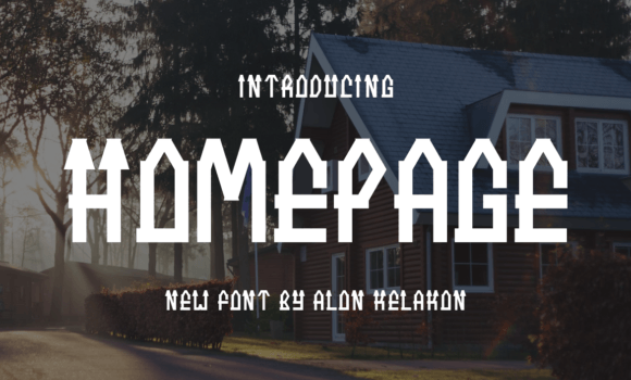 Homepage Font - Featured Image
