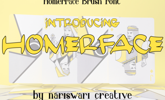HomerFace Font - Featured Image
