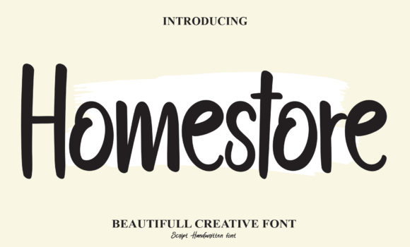 Homestore Font - Featured Image