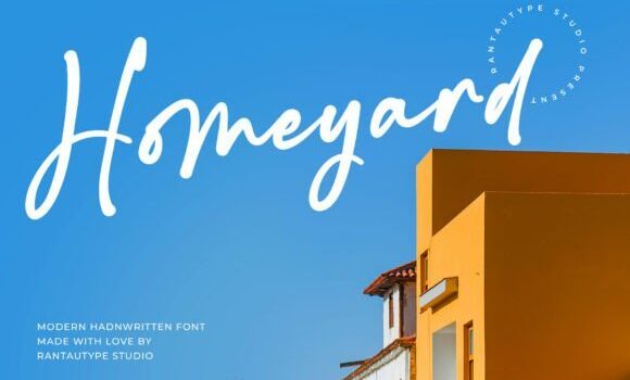 Homeyard Font - Featured Image