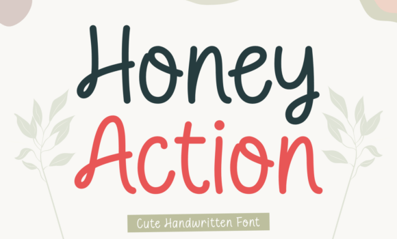 Honey Action Font Fonts Free Download Honey Action Font - Featured Image
