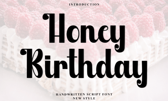 Honey Birthday Font Fonts Free Download Honey Birthday Font - Featured Image