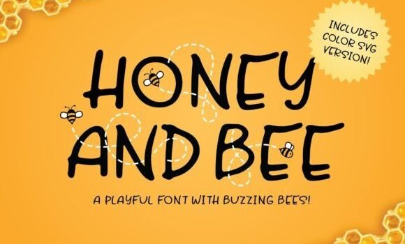 Honey and Bee Font Fonts Free Download Honey and Bee Font - Featured Image