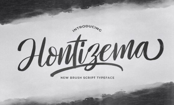 Hontizema Font - Featured Image