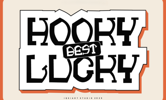Hooky Lucky Font - Featured Image