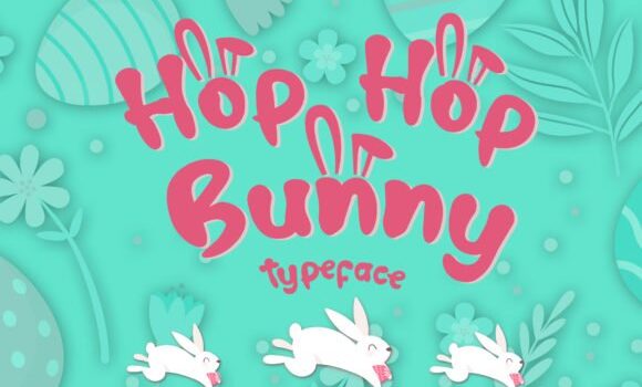 Hop Hop Bunny Font - Featured Image