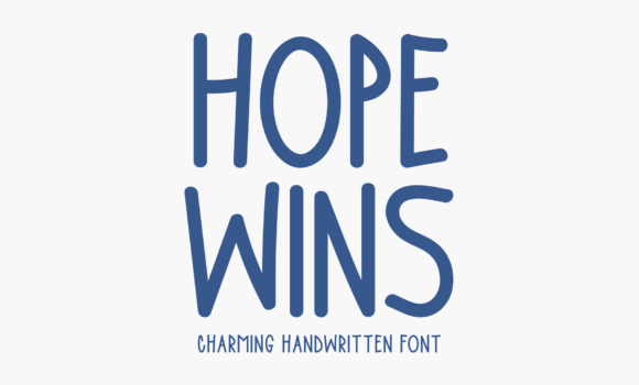 Hope Wins Font - Featured Image
