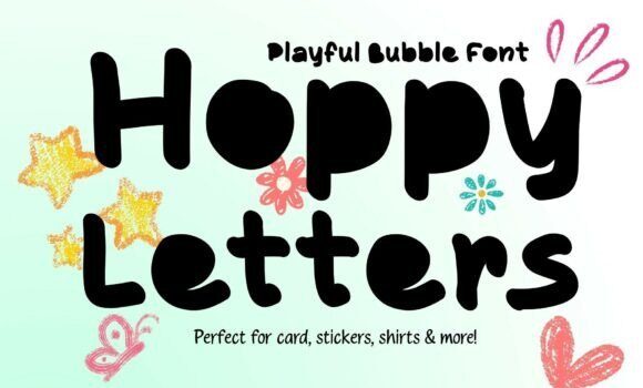 Hoppy Letters Font - Featured Image