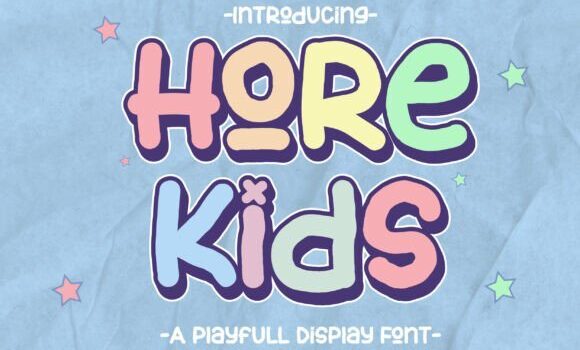 Hore Kids Font Fonts Free Download Hore Kids Font - Featured Image