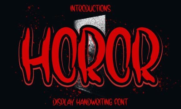 Horor Font Fonts Free Download Horor Font - Featured Image
