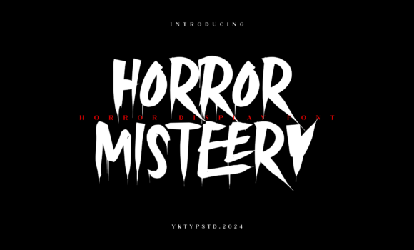 Horror Misteery Font - Featured Image