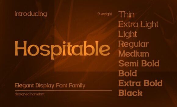Hospitable Font Fonts Free Download Hospitable Font - Featured Image