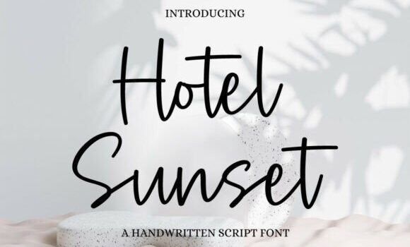 Hotel Sunset Font - Featured Image