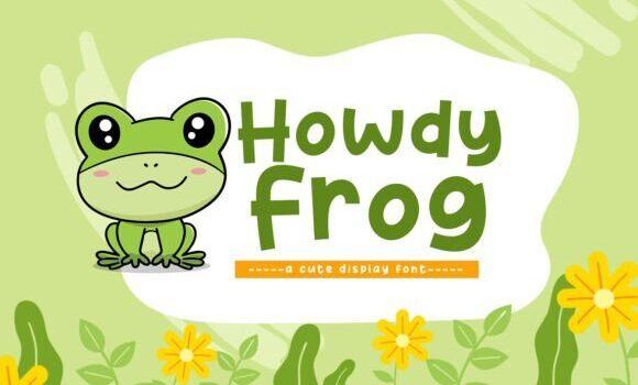 Howdy Frog Font Fonts Free Download Howdy Frog Font - Featured Image