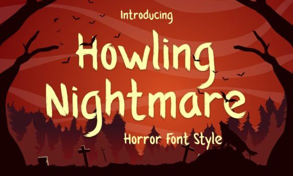 Howling Nightmare Font - Featured Image
