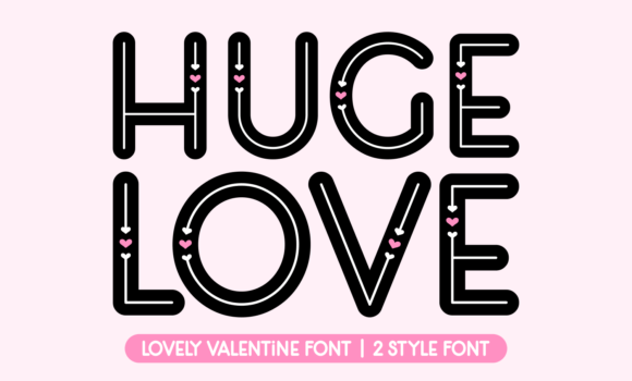 Huge Love Font - Featured Image