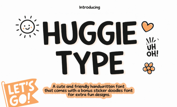 Huggie Type Font - Featured Image