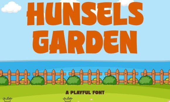 Hunsels Garden Font Fonts Free Download Hunsels Garden Font - Featured Image