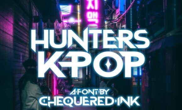 Hunters K-pop Font - Featured Image