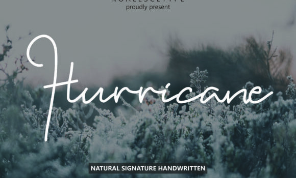 Hurricane Font - Featured Image