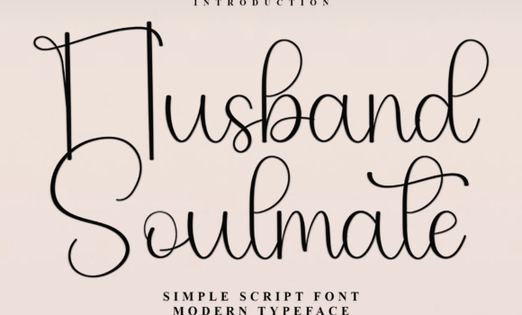 Husband Soulmate Font Fonts Free Download Husband Soulmate Font - Featured Image