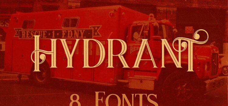 Hydrant Font - Featured Image