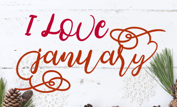 I Love January Font - Featured Image