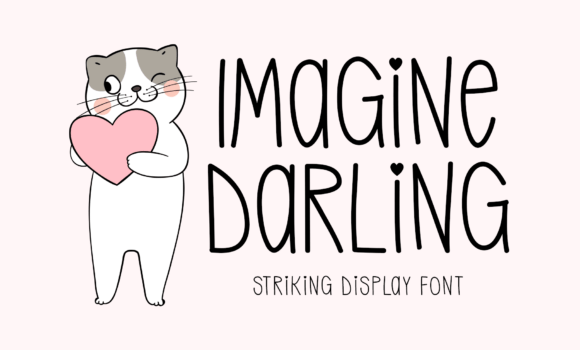 Imagine Darling Font - Featured Image