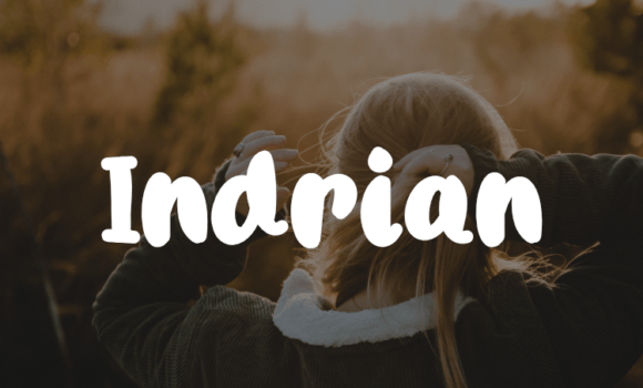 Indrian Font - Featured Image