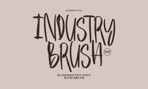 Industry Brush Font - Featured Image