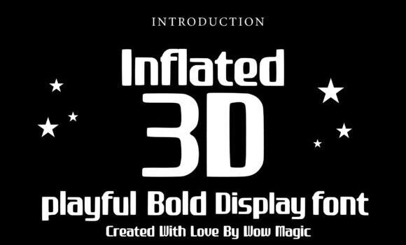 Inflated 3d Font - Featured Image