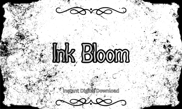 Ink Bloom Font - Featured Image