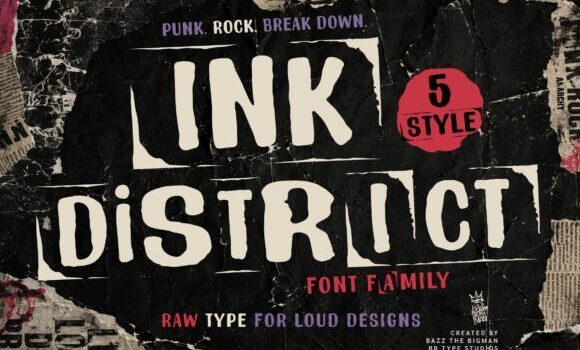 Ink District Font Fonts Free Download Ink District Font - Featured Image