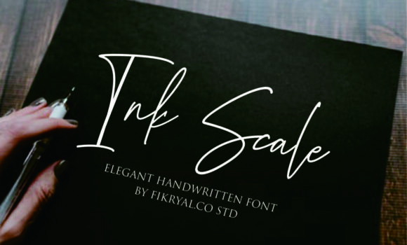 Ink Scale Font - Featured Image