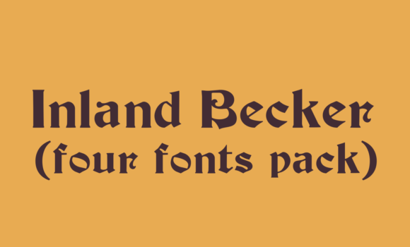 Inland Becker Family Font Fonts Free Download Inland Becker Family Font - Featured Image