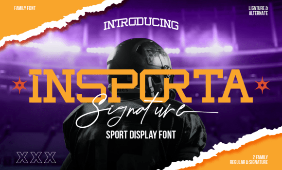 Insporta Signature Font - Featured Image