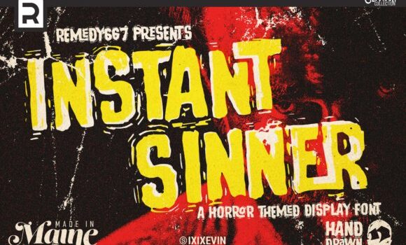 Instant Sinner Font Fonts Free Download Instant Sinner Font - Featured Image