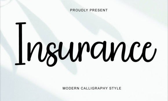 Insurance Font Fonts Free Download Insurance Font - Featured Image