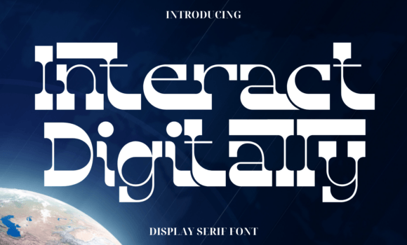 Interact Digitally Font - Featured Image