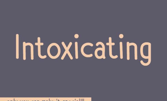 Intoxicating Font - Featured Image