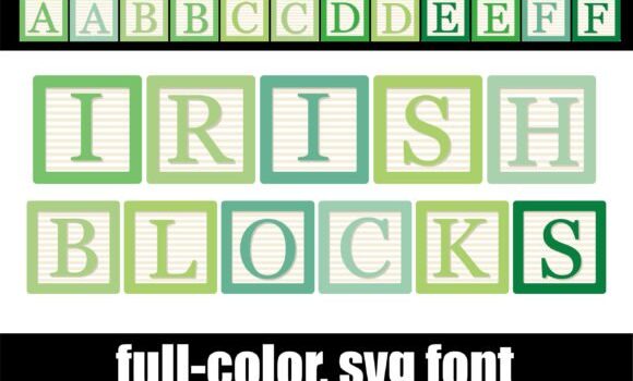 Irish Blocks Font - Featured Image