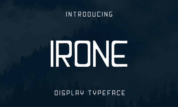 Irone Font - Featured Image
