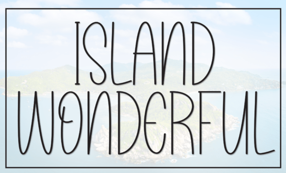 Island Wonderful Font - Featured Image