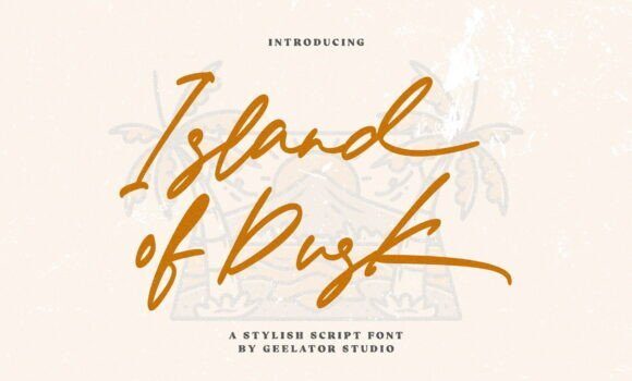 Island of Dusk Font Fonts Free Download Island of Dusk Font - Featured Image