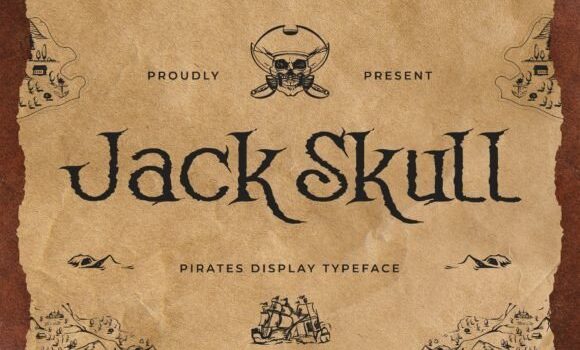 Jack Skull Font - Featured Image