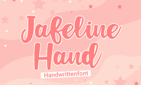 Jafeline Hand Font - Featured Image