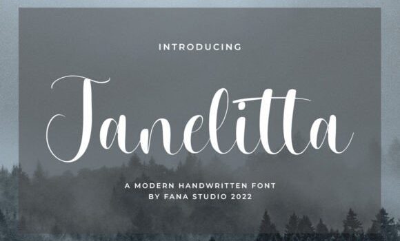 Janelitta Font - Featured Image